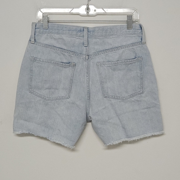 OLD NAVY HIGH RISE SLOUCHY STRAIGHT BUILT IN TOUGH JEAN SHORTS GIRL SIZE 16 PLUS - Picture 2 of 6